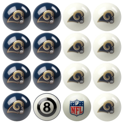 NFL Saint Louis Rams Pool Ball Set