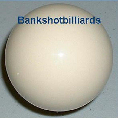 Snooker Bumper pool Cue BALL 2 1/8" White Replacement.