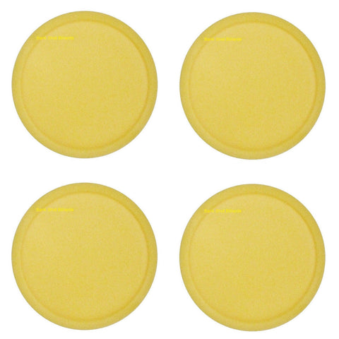 4 Lg Yellow Commercial Air Pucks for Table Hockey 3.25".