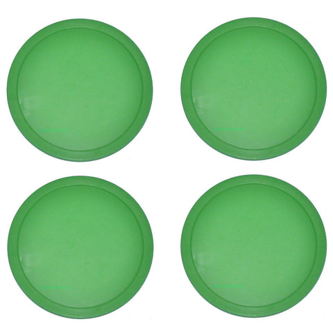 4 Lg Green Commercial Air Pucks for Table Hockey 3.25 inch part.