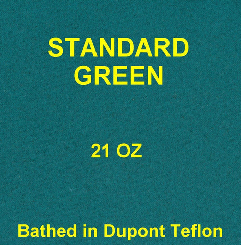 Teflon Green Billiard 7' pool table FELT cloth fabric 21 oz.