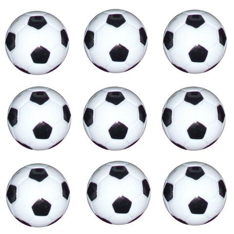 9 Table Soccer Foosball B/W Foos Ball engraved parts.